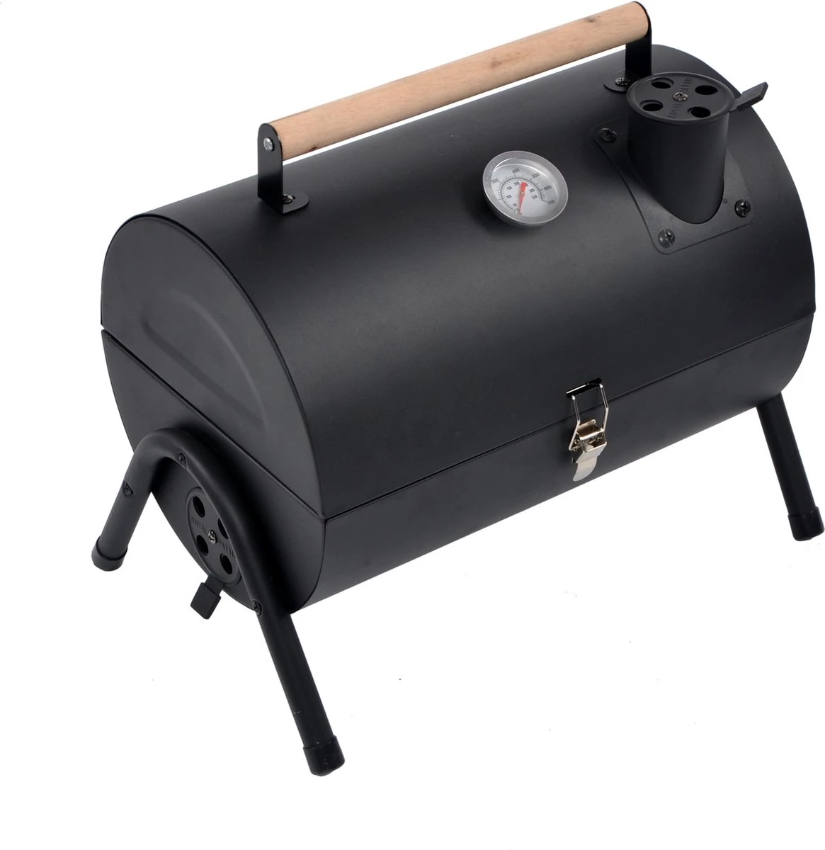 Compacte Draagbare Kolen BBQ Van Wolff BBQ - Handig Voor Op De Camping Op Het Strand Of In Een Park - Smoker Barbecue - Draagbare Lichtgewicht Bbq - Met Thermometer En Lucht Doorvoer. Laat Je Vlees Langzaam Garen. - Afbeelding 8