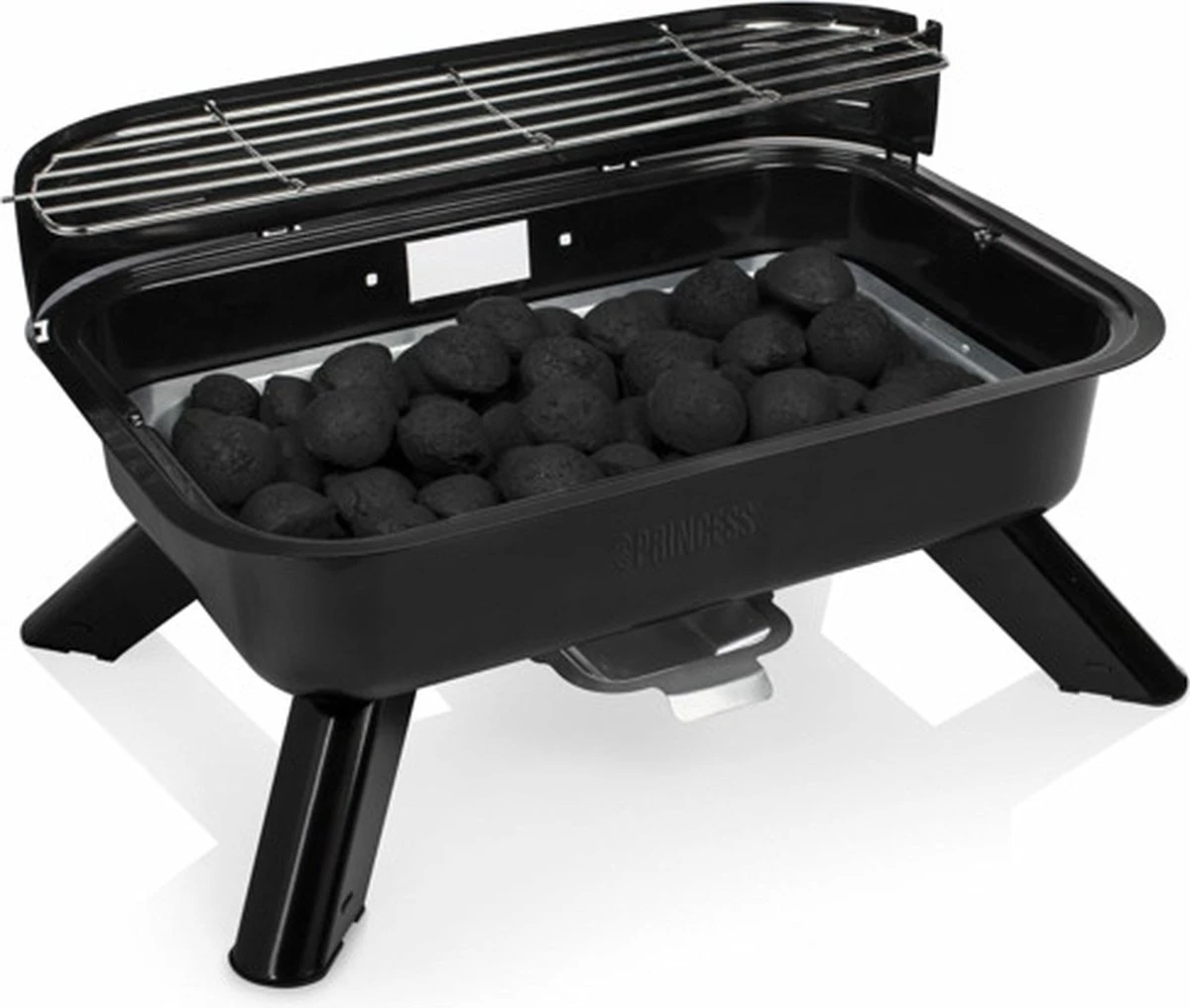 Princess 112252 Hybride Barbecue – Elektrische BBQ - Tafelmodel - 2000W - 44x 29cm - Gebruik Elektrisch Of Met Kolen - Afbeelding 12