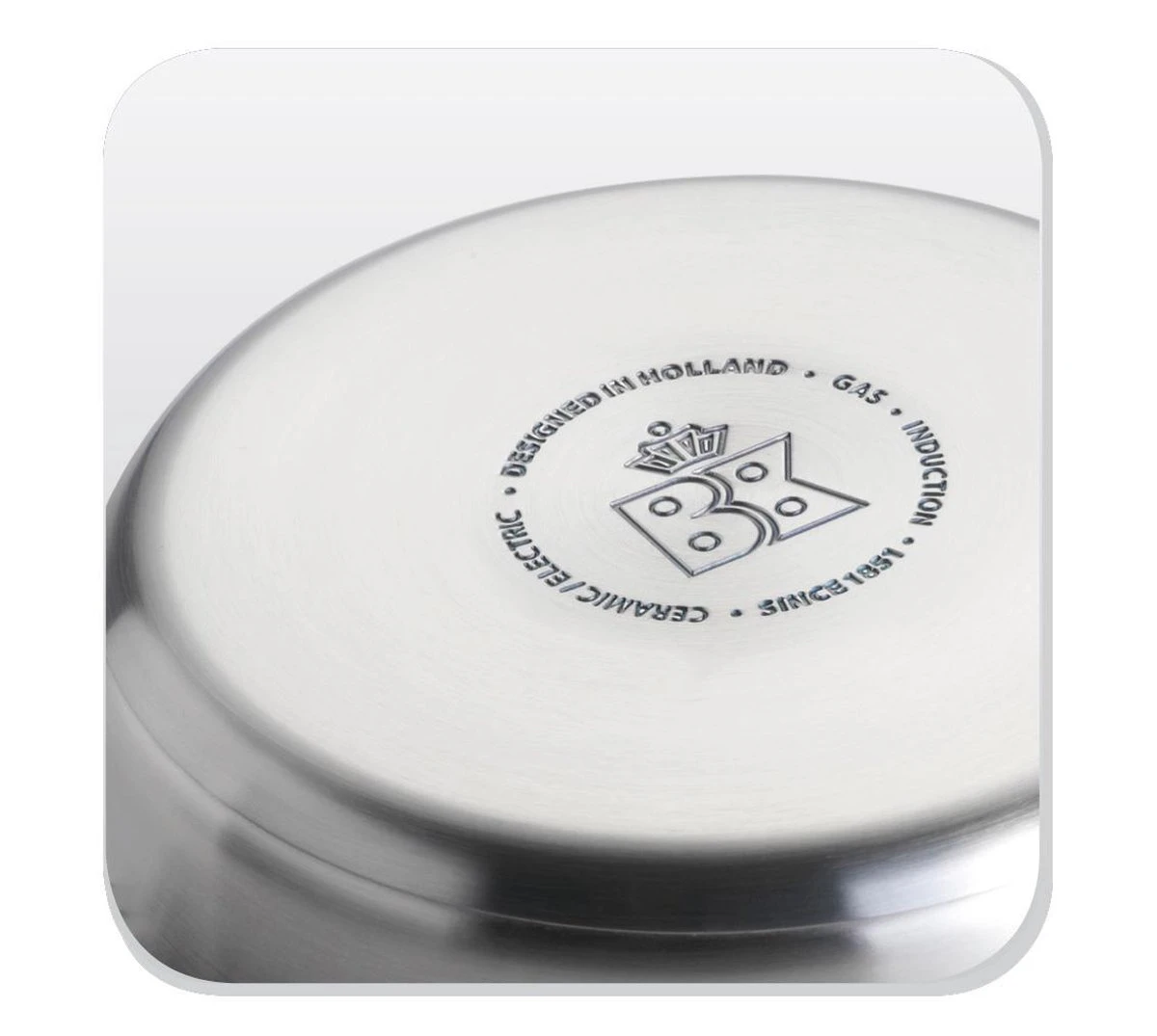 BK Q-linair Classic Pannenset - 5 Delig - RVS - Veilig Afgietsysteem - Inductie - Afbeelding 16