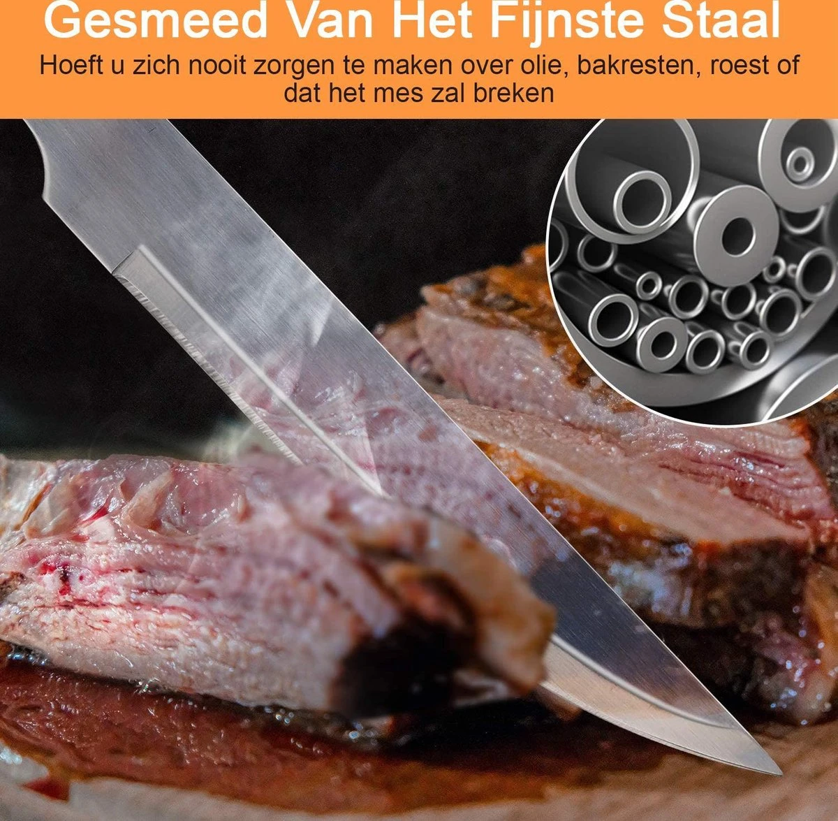 Saveur Royal® 35-delige Barbecue Gereedschapset In Roestvrij Staal - BBQ Grill Set Met Draagtas - Barbecuegerei-sets - Barbecue Accessoires Gereedschap - 35-delig - Afbeelding 10