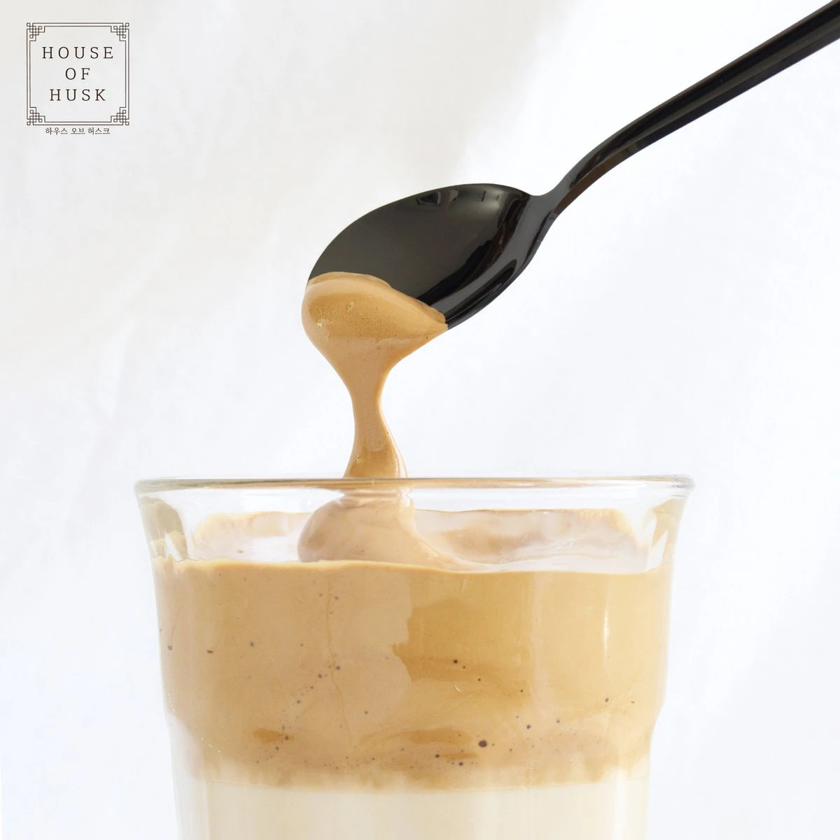 House Of Husk Latte Macchiato Lepels Set - Lange Theelepels - Koffielepels - Longdrinklepels - Sorbetlepels - Barlepel - RVS - 6 Stuks - 20CM - Zwart - Afbeelding 8