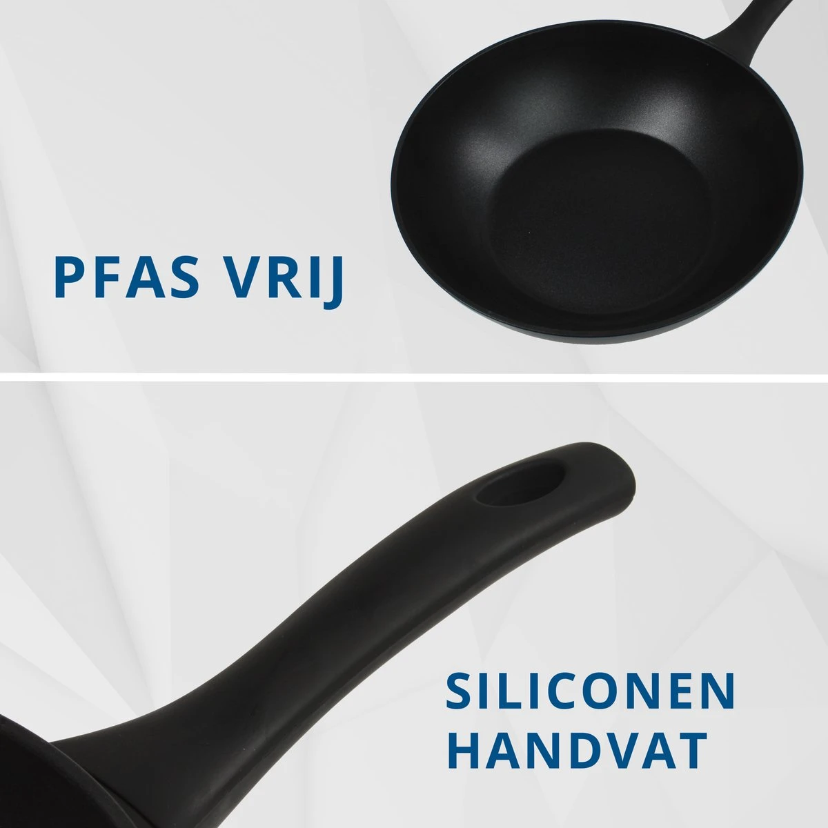 Miller Keramische Wokpan Inductie Ø 28 Cm - Alle Warmtebronnen - Anti Aanbaklaag - Afbeelding 3