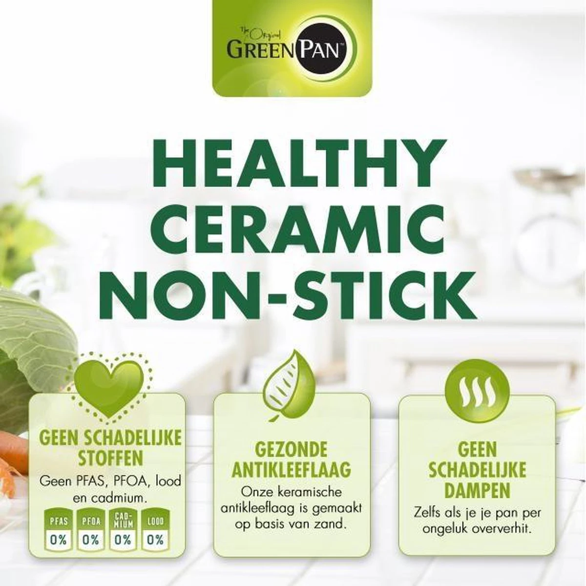 GreenPan Cambridge Koekenpan 26cm - Zwart - Inductie - PFAS-vrij - Afbeelding 7