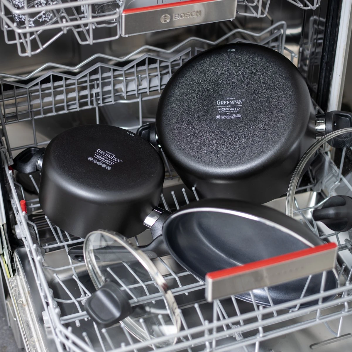 GreenPan Memphis Koekenpannenset - 3-delig - Zwart - Inductie - PFAS-vrij - Afbeelding 10