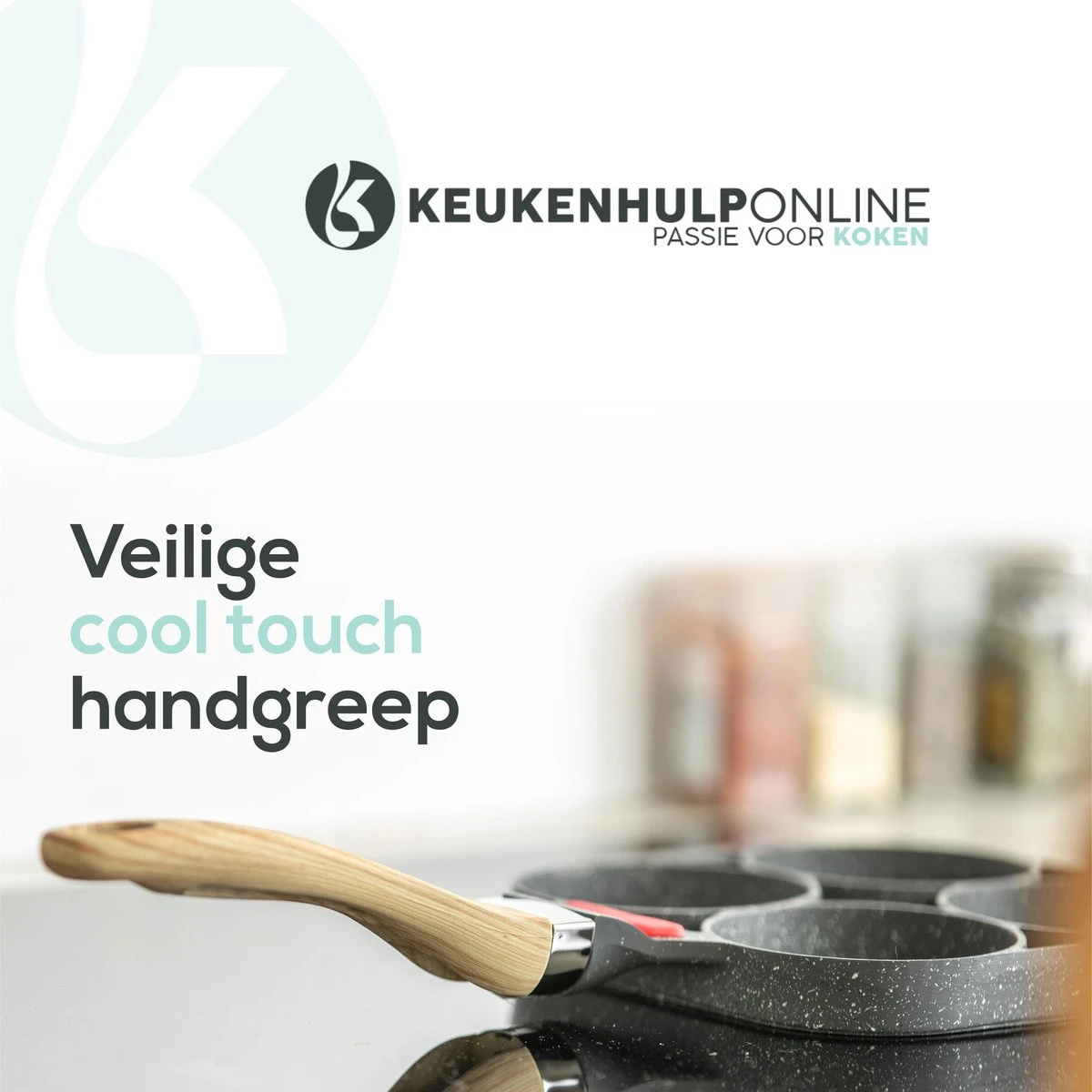 Culistar Pannenkoekenpan Inductie - Pancake Pan - Omeletpan - Omeletmaker - Eierpan - Inclusief Receptenboekje - Afbeelding 3