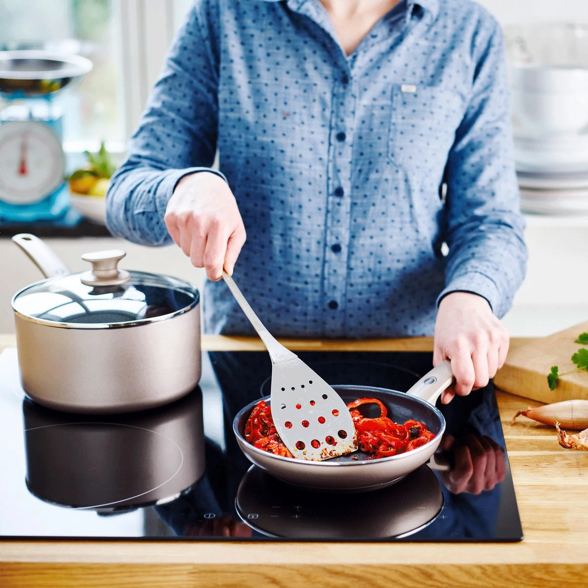 GreenPan Cambridge Koekenpan 24cm - Brons - Inductie - PFAS-vrij - Afbeelding 11