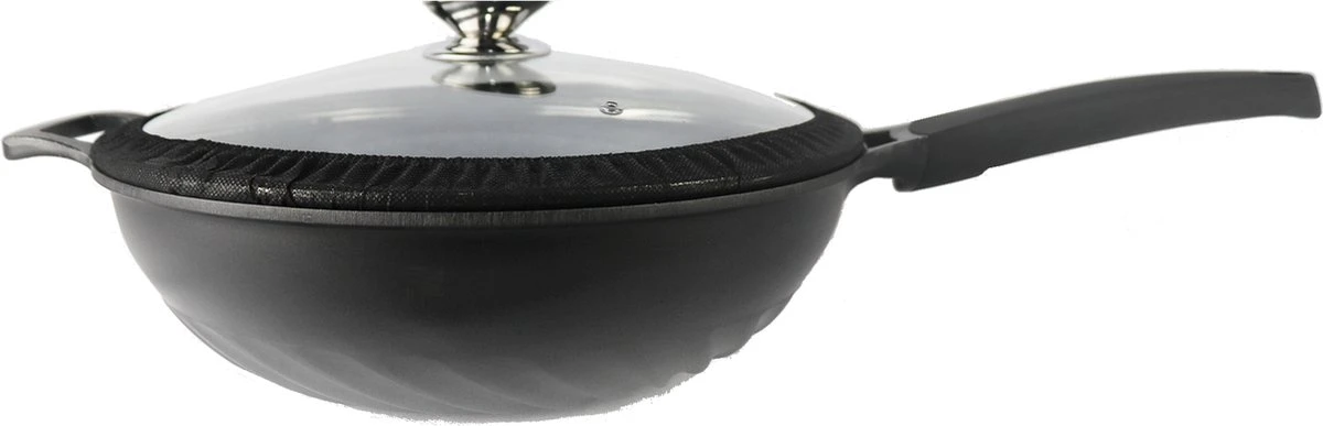 Chefflinger Wokpan - Antiaanbak - 32cm