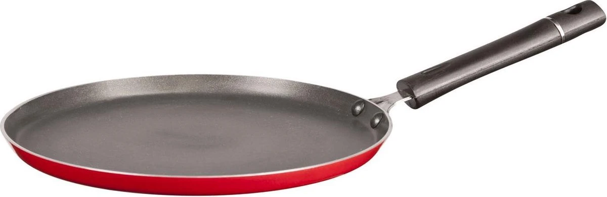 Aluminium Professionele Rode Pannekoekenpan Met Anti-aanbak Laag 24 Cm