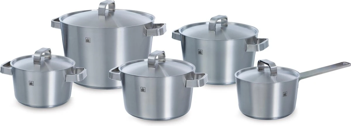 BK Conical+ Kookpannenset - 5-delig - RVS - Inductie