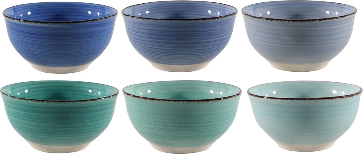 Studio Tavola Kleine Kommen Ocean Blue ø 12 Cm - 6 Stuks - Afbeelding 5