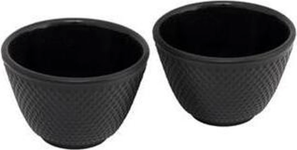 Bredemeijer - Kopjes Jang Gietijzer Zwart Set Van 2 - Afbeelding 2