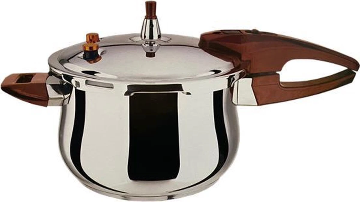 Kookkunst Holland Snelkookpan 4 Liter Roestvrijstaal - Inductie - Pressure Cooker