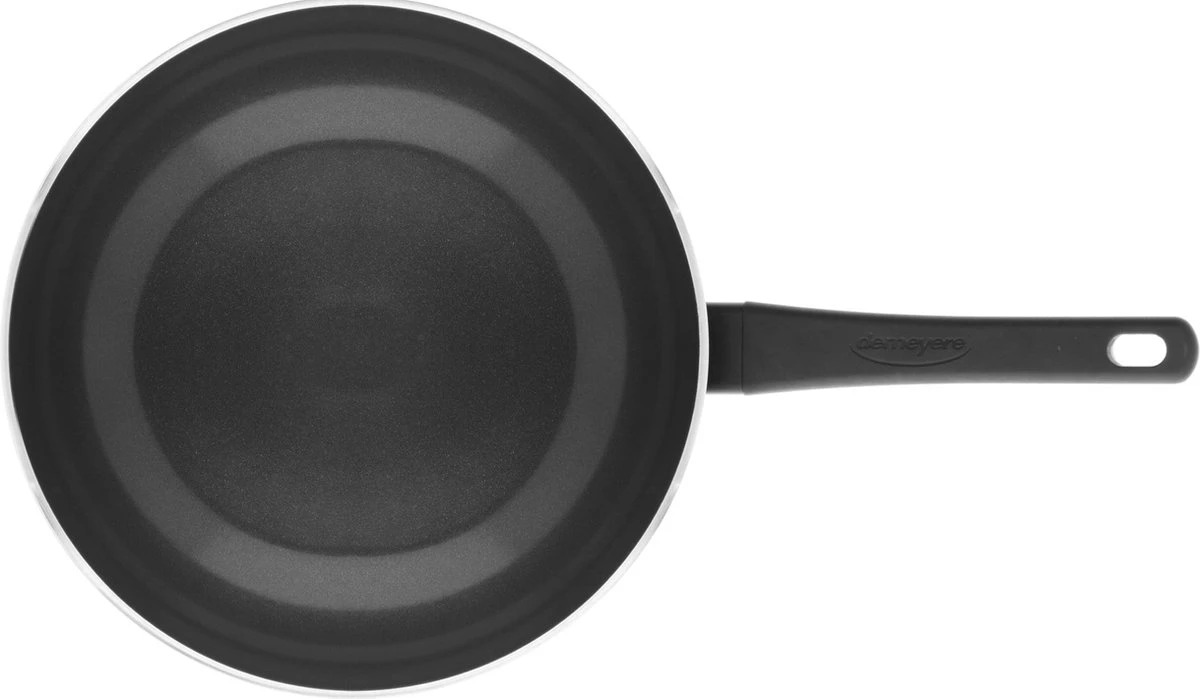 Demeyere Alu Classico 3 Wokpan – Inductie – Ceraforce Keramische Antikleeflaag – 28 Cm – PTFE En PFAS Vrij - Afbeelding 2