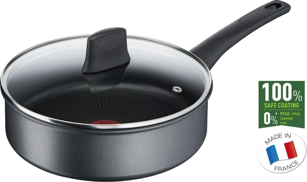 Tefal Easy Chef Hapjespan - Ø 24 Cm + Deksel - Afbeelding 2