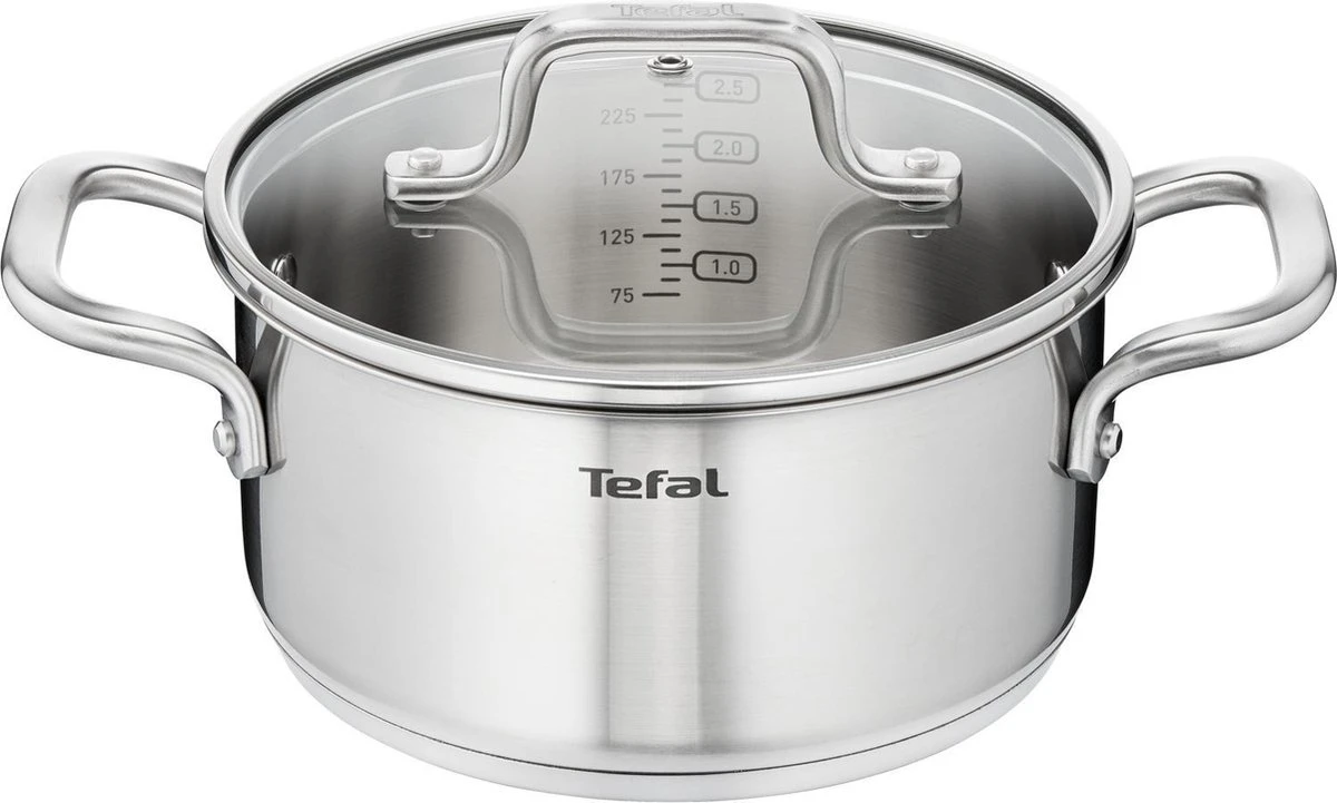 Tefal Virtuoso Pannenset 5 Delig - Hoge Kookpan Ø 22 Cm + Steelpan Ø 16 Cm + Kookpannen Ø 18/20/24 Cm - Afbeelding 10