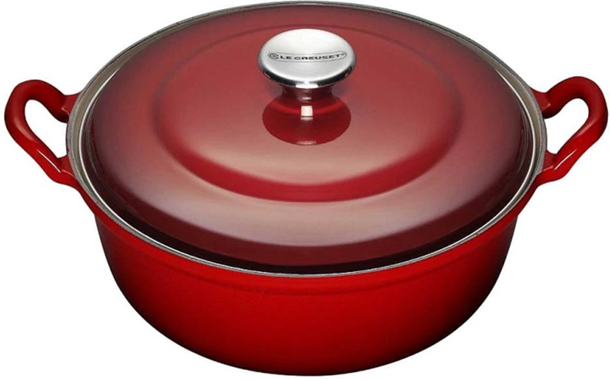Le Creuset Braadpan Faitout Tradition Kersenrood - ø 24 Cm / 3 Liter - Afbeelding 5