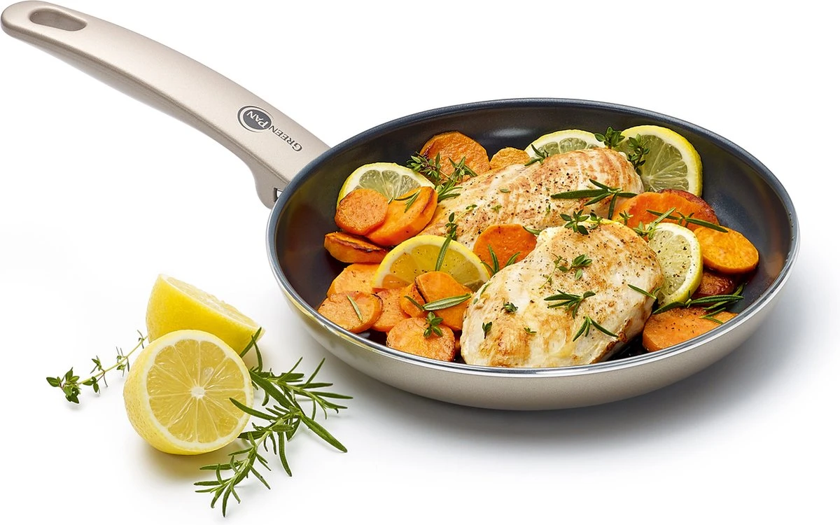 GreenPan Cambridge Koekenpan 20cm - Brons - Inductie - PFAS-vrij - Afbeelding 16