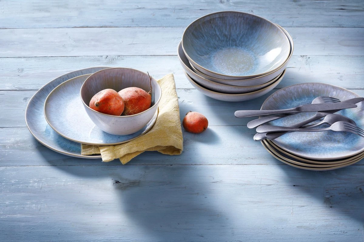 Palmer Serviesset Light Blue Sea Stoneware 6-persoons 24-delig Blauw - Afbeelding 16