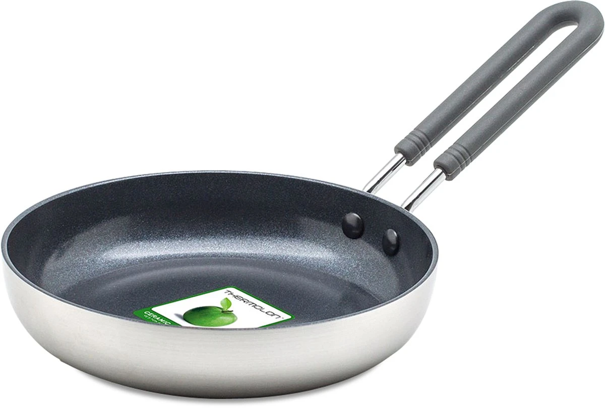 GreenPan Mini Koekenpan 14cm - Zilver - Inductie - PFAS-vrij - Afbeelding 9