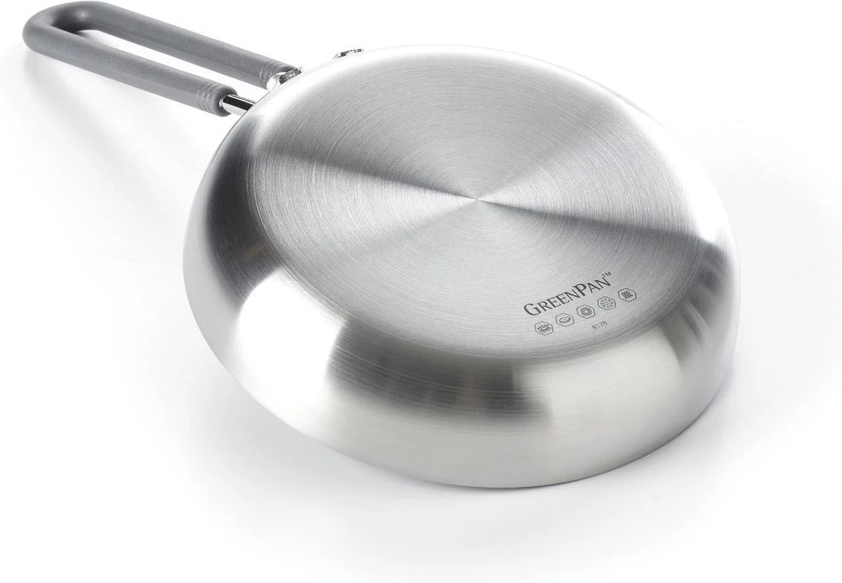 GreenPan Mini Koekenpan 14cm - Zilver - Inductie - PFAS-vrij - Afbeelding 8