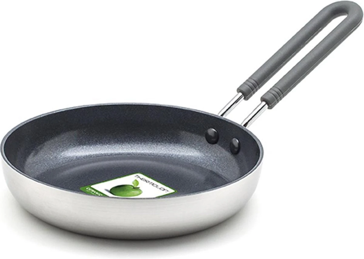 GreenPan Mini Koekenpan 14cm - Zilver - Inductie - PFAS-vrij - Afbeelding 2