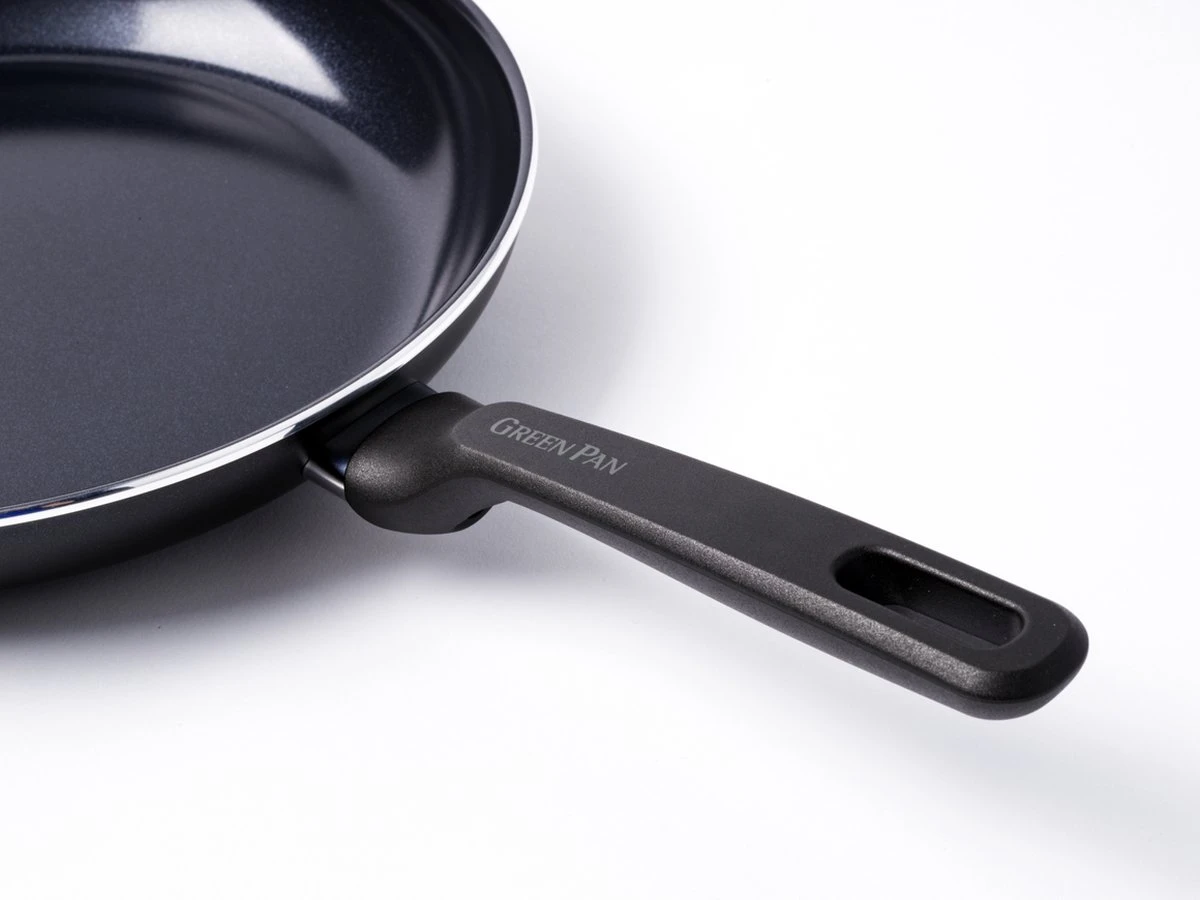 GreenPan Memphis Koekenpannenset - 3-delig - Zwart - Inductie - PFAS-vrij - Afbeelding 4