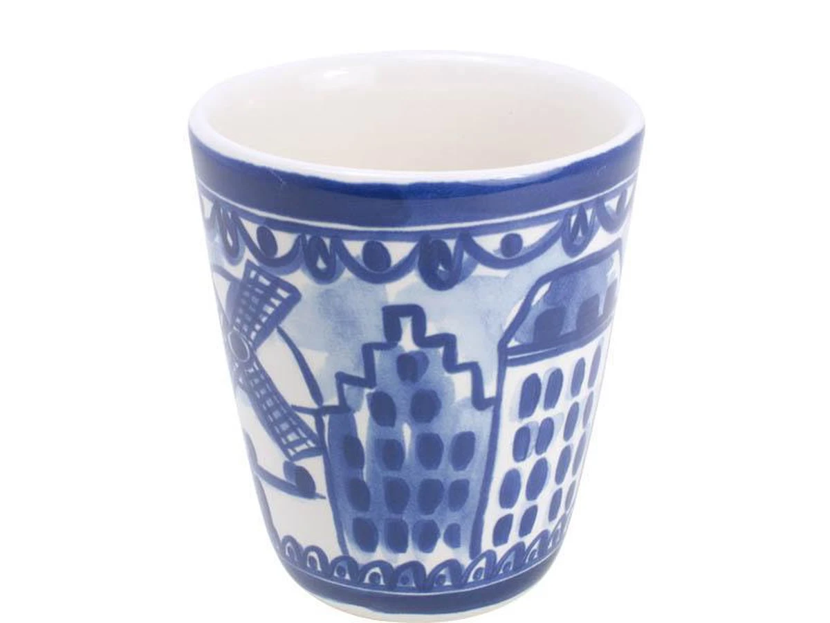 Blond Amsterdam Delfts Blond Mok - Molen - Aardewerk - Afbeelding 8