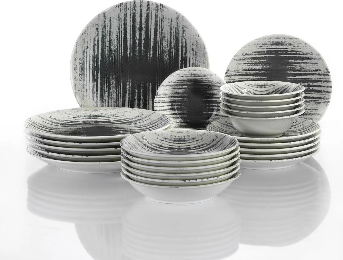 Kutahya Nano Ent.Otel Serviesset (24 Delig) 6 Personen - NNEO24Y2890056 - Afbeelding 2