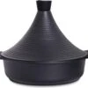 Aluminium Tajine Agadir- Matt Black Geschikt Ook Voor Inductie