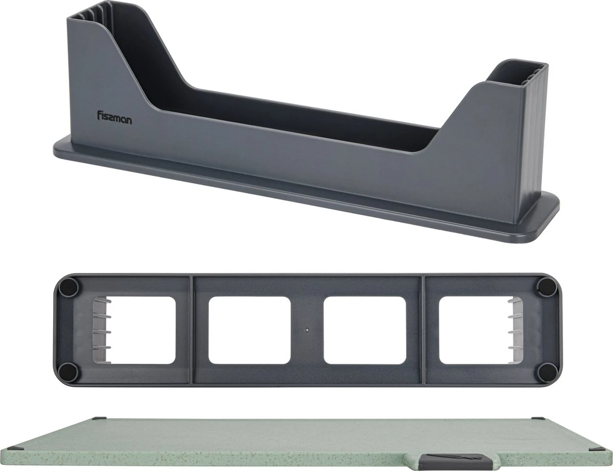 Fissman Luxe Index Snijplankenset - Met Houder - 4 Stuks - 30x22.5cm - Afbeelding 4