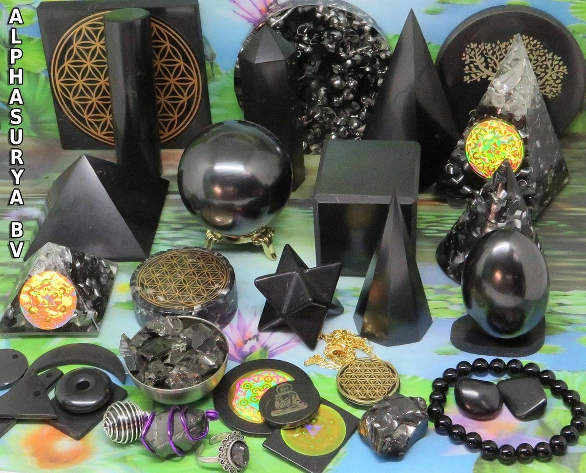 1000g Shungiet Shungite Stenen Voor Water En Ontstoring - Afbeelding 7