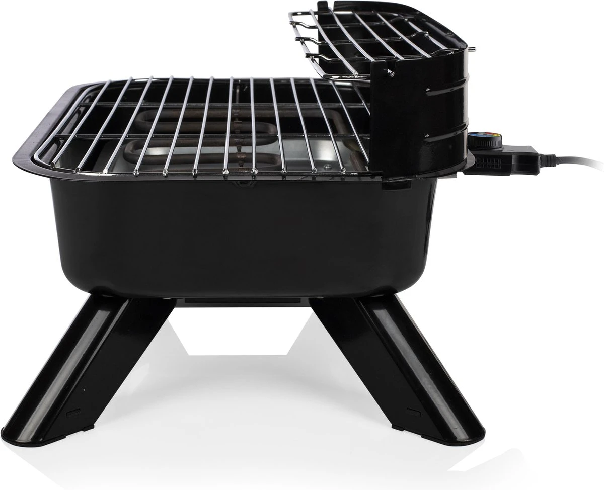 Princess 112252 Hybride Barbecue – Elektrische BBQ - Tafelmodel - 2000W - 44x 29cm - Gebruik Elektrisch Of Met Kolen - Afbeelding 13