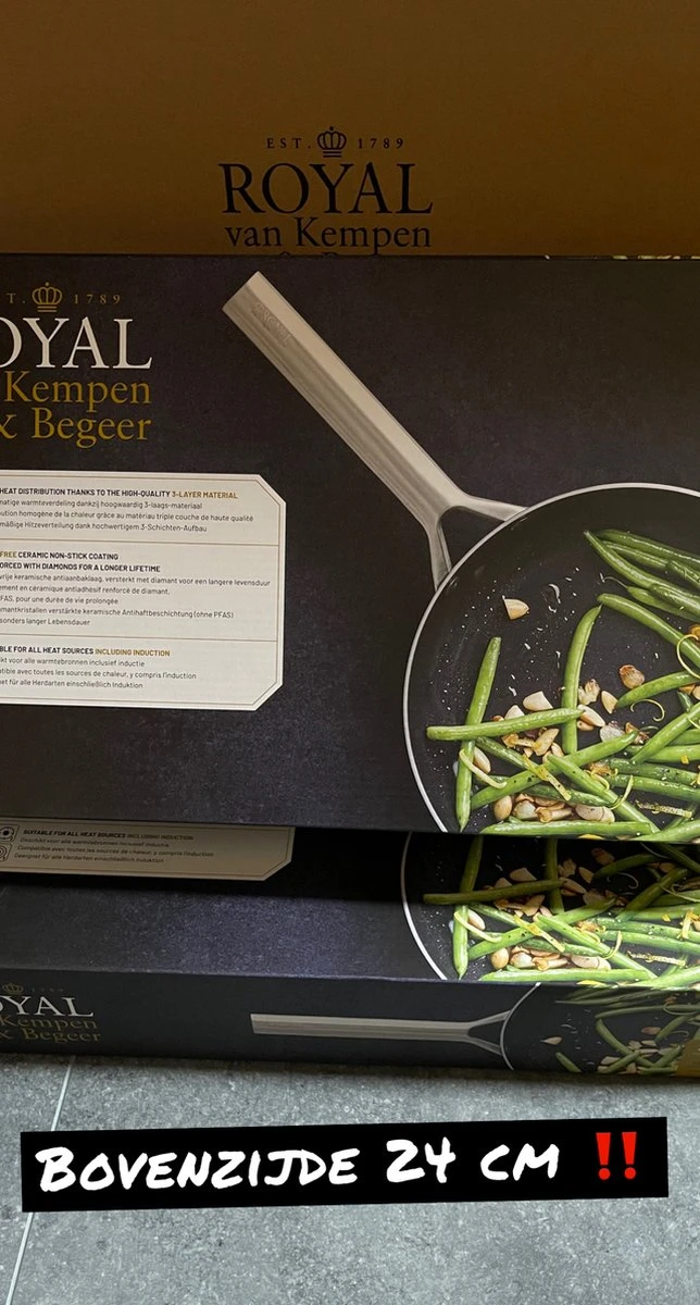 Royal Van Kempen En Begeer - Koekenpan - 24 Cm - Afbeelding 2
