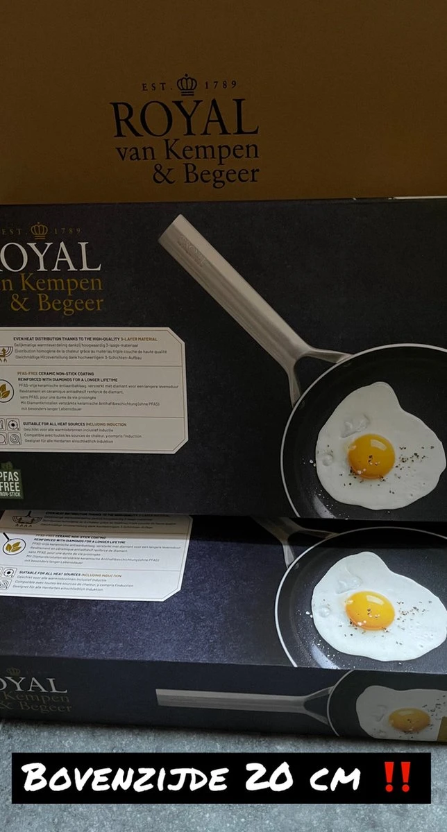 Royal Van Kempen En Begeer - Koekenpan - 20 Cm - Afbeelding 2