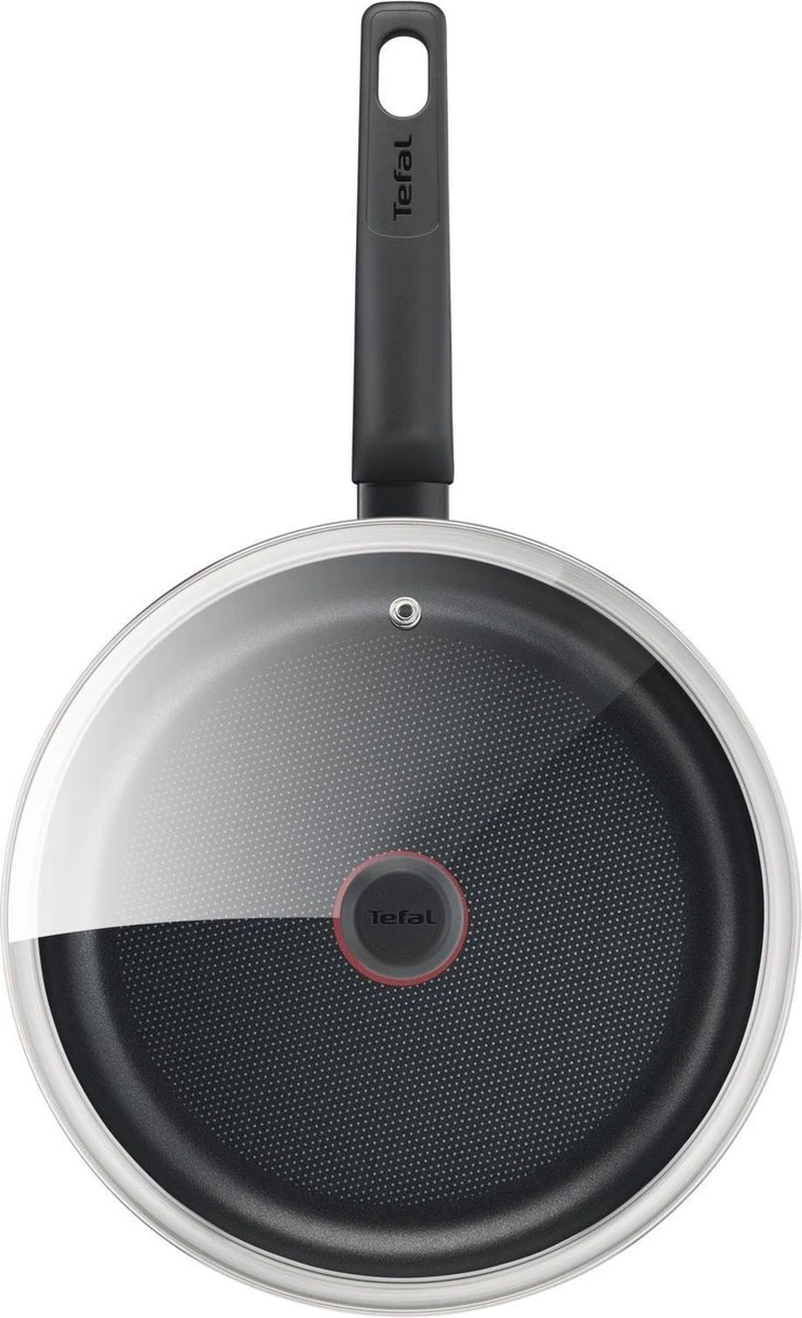 Tefal Easy Plus Hapjespan - Ø 24 Cm + Deksel - Niet Geschikt Voor Inductie - Afbeelding 2