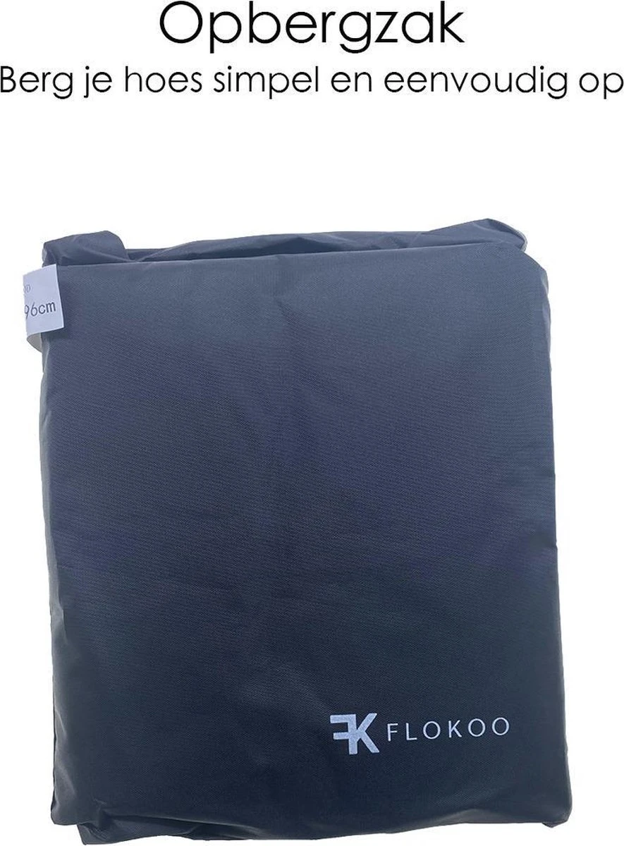 BBQ Beschermhoes - Voor Kamado - Universeel - Tot 23 Inch - Zwart - Afbeelding 5